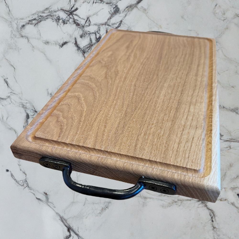 Solid Oak Serving / Chopping Board With Groove