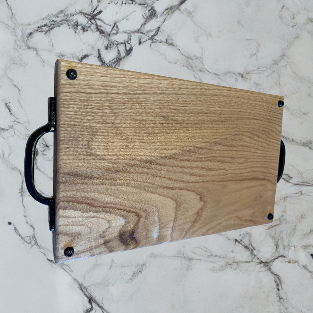 Solid Oak Serving / Chopping Board With Groove